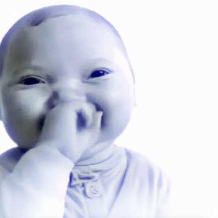 AI Baby Holding Laugh
